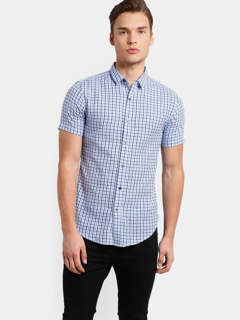 Checkered Short Sleeve Shirt
