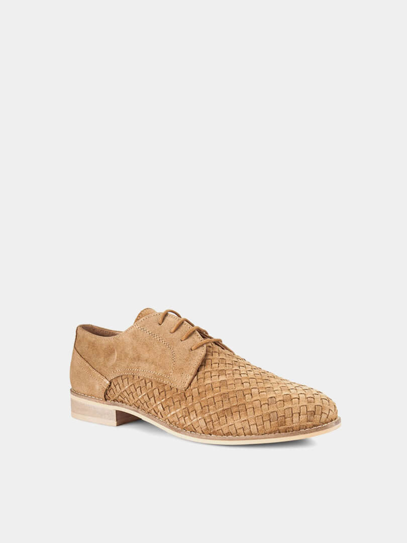 Tan Suede Smart Shoes