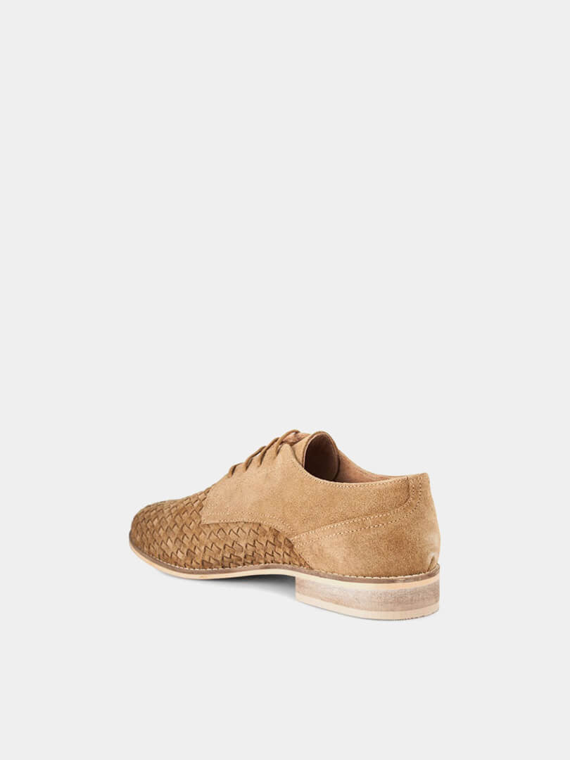Tan Suede Smart Shoes