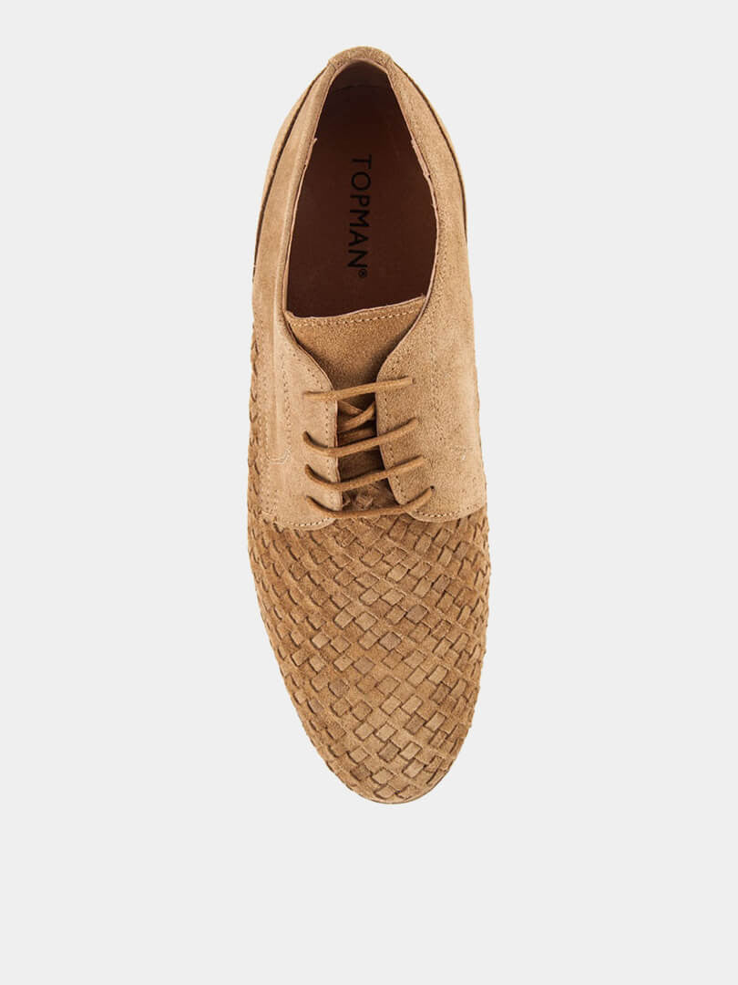 Tan Suede Smart Shoes