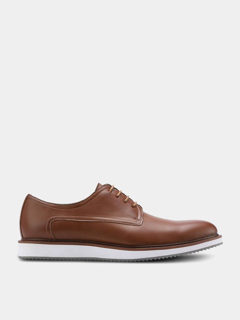 Contemporary Faux Leather Brogues