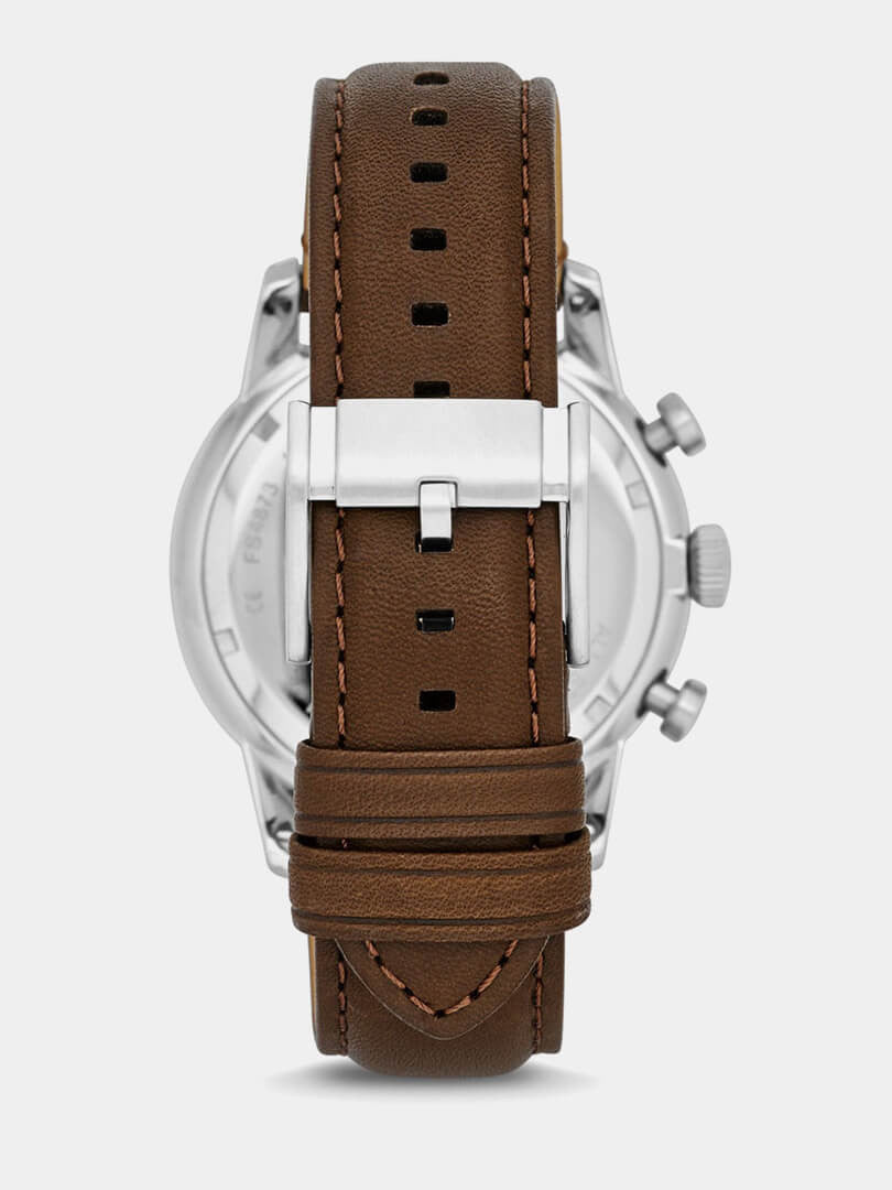 Fossil Townsman Dark Brown Leather Watch