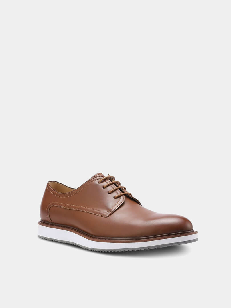 Contemporary Faux Leather Brogues
