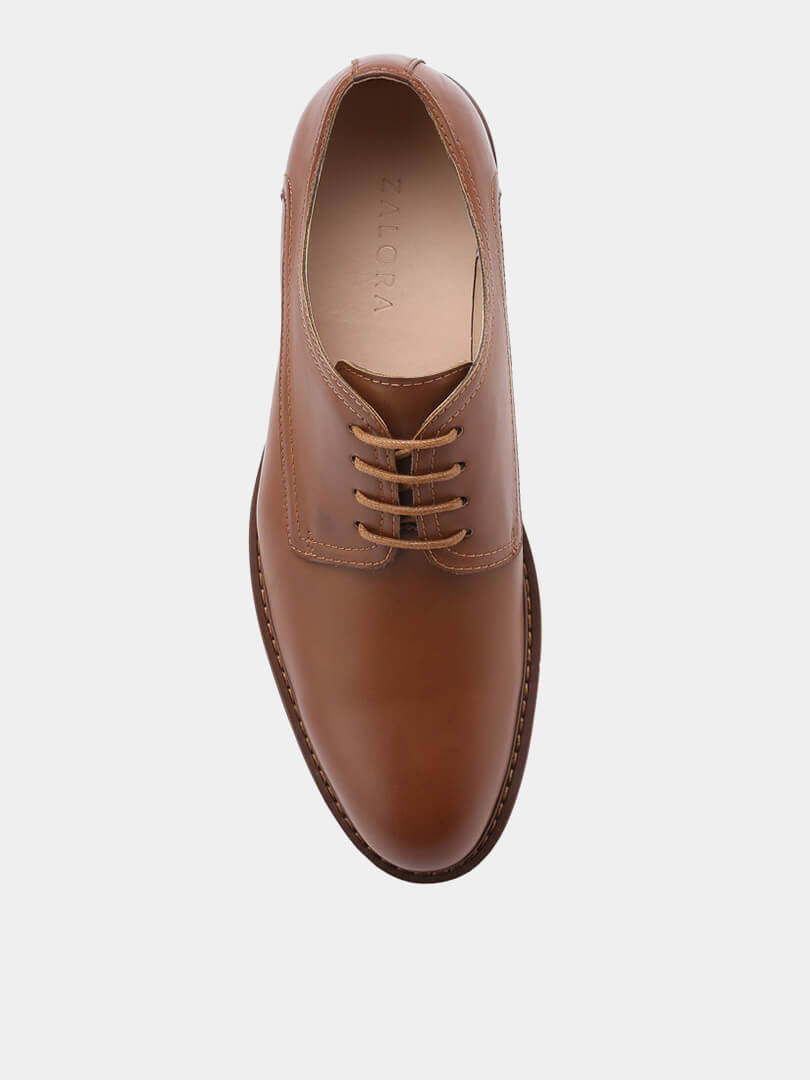 Contemporary Faux Leather Brogues